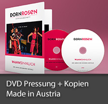 DVD Disc Pressung Made in Austria