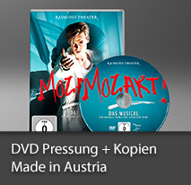 DVD Disc Pressung Made in Austria