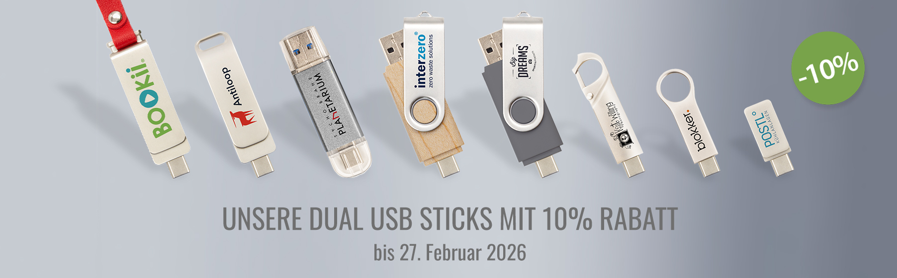 Dual USB-Stick Aktion 2026 bei CSM Production
